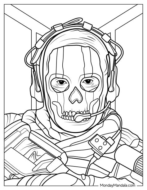 Call of Duty Coloring pages for kids (Free PDF printables) .